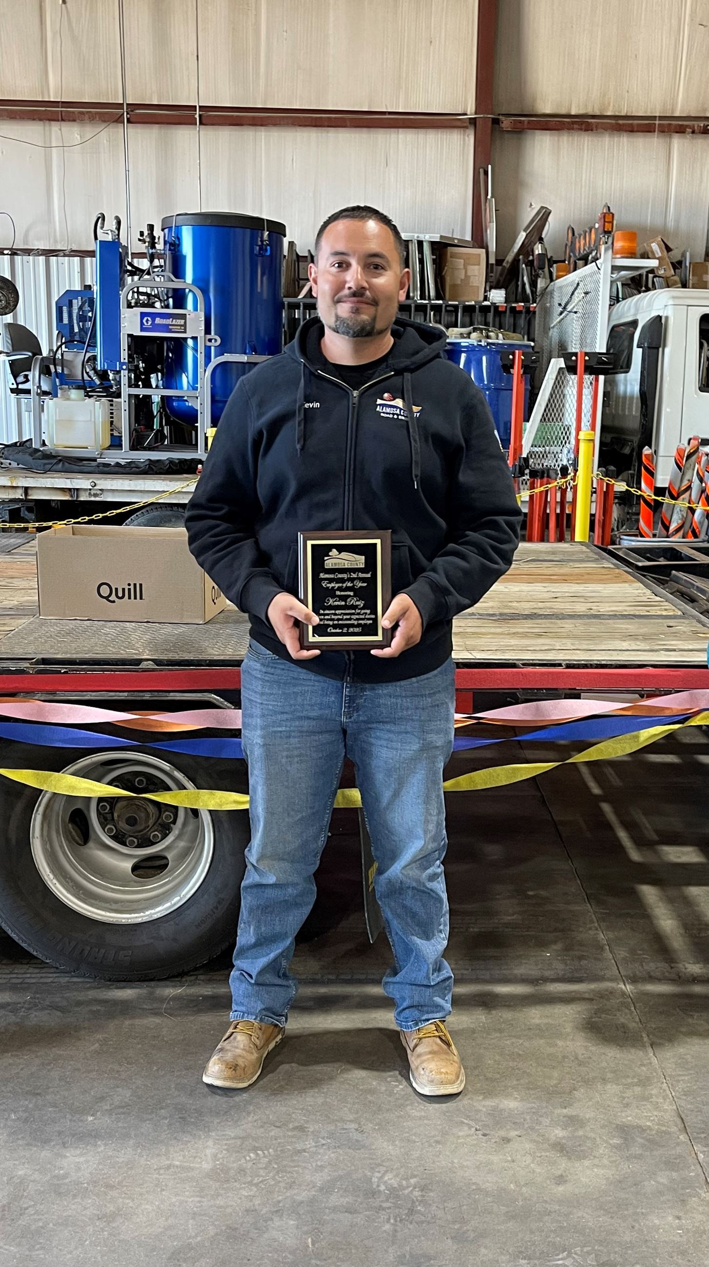 Kevin Ruiz, Employee of the Year